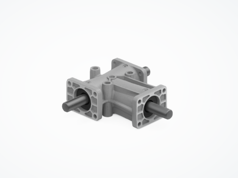 STM Aluminium right angle gearboxes ZL